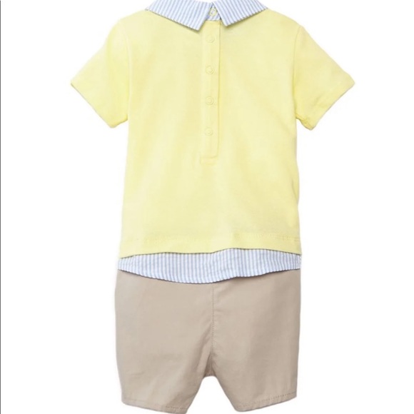 crown & ivy button romper 3 months EUC - Picture 2 of 2